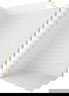 Mexen Kioto-X perete de duș Walk-in 60 x 200 cm, înghețat 10 mm, auriu șlefuit - 800-060-101-55-30-X