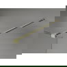 Perete de duș Mexen Kioto-X Walk-in 60 x 200 cm, înghețat 10 mm, auriu periat - 800-060-101-55-30-X