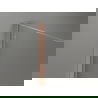 Mexen Kioto-X Walk-in zuhanyfal 70 x 200 cm, matt üveg 10 mm, kefélt réz - 800-070-101-65-30-X