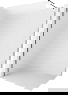 Mexen Kioto-X zuhanyfal Walk-in 50 x 200 cm, matt 10 mm, sötétszürke kefe - 800-050-101-66-30-X