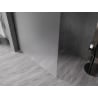 Mexen Kioto-X zuhanyfal Walk-in 50 x 200 cm, jégvirág dekor 10 mm, fekete - 800-050-101-70-30-X