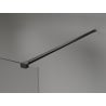 Mexen Kioto-X zuhanyfal Walk-in 50 x 200 cm, jégvirág dekor 10 mm, fekete - 800-050-101-70-30-X