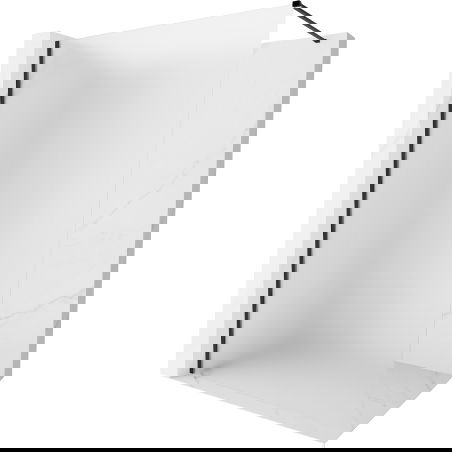 Mexen Kioto-X panou de duș Walk-in 110 x 200 cm, înghețat 10 mm, negru - 800-110-101-70-30-X