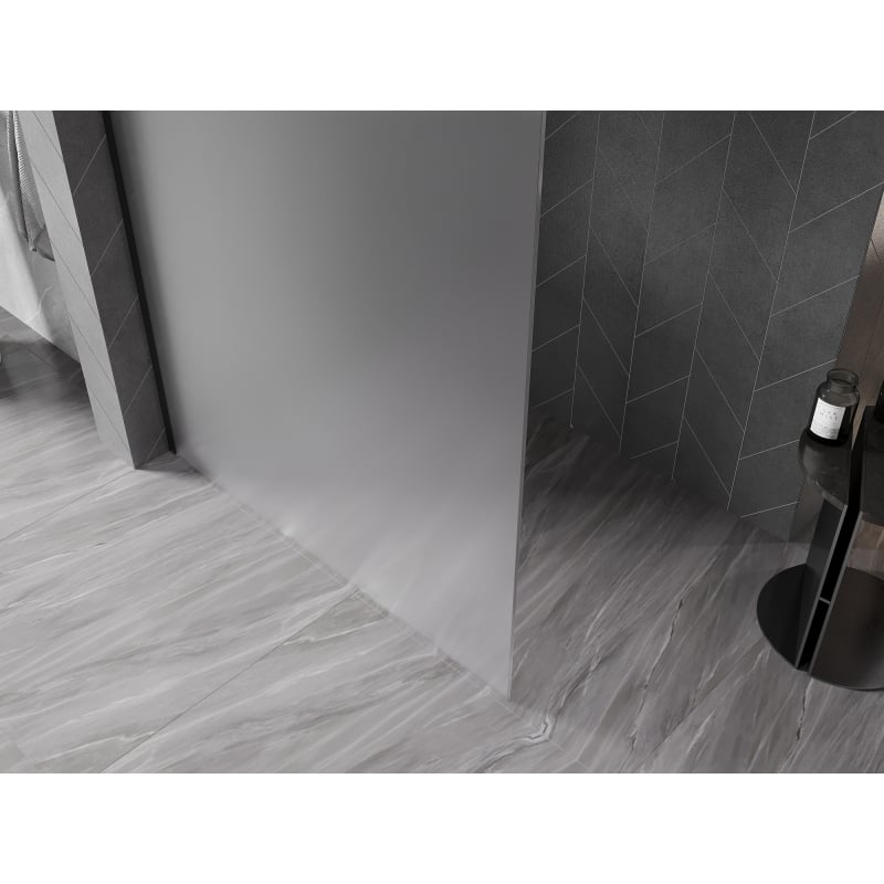 Mexen Kioto-X perete de duș Walk-in 120 x 200 cm, mat 10 mm, negru - 800-120-101-70-30-X