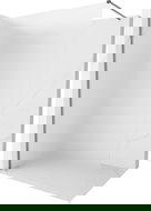Mexen Kioto-X Walk-in zuhanyfal 120 x 200 cm, matt üveg 10 mm, gun metal - 800-120-101-95-30-X