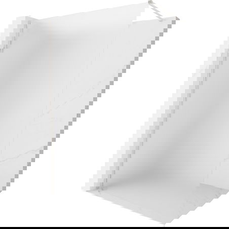 Mexen Kioto-X zuhanyfal Walk-in 110 x 200 cm, 10 mm szatén, szálcsiszolt nikkel - 800-110-101-97-30-X