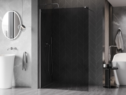Mexen Kioto-X perete de duș Walk-in 60 x 200 cm, grafit 10 mm, crom - 800-060-101-01-40-X