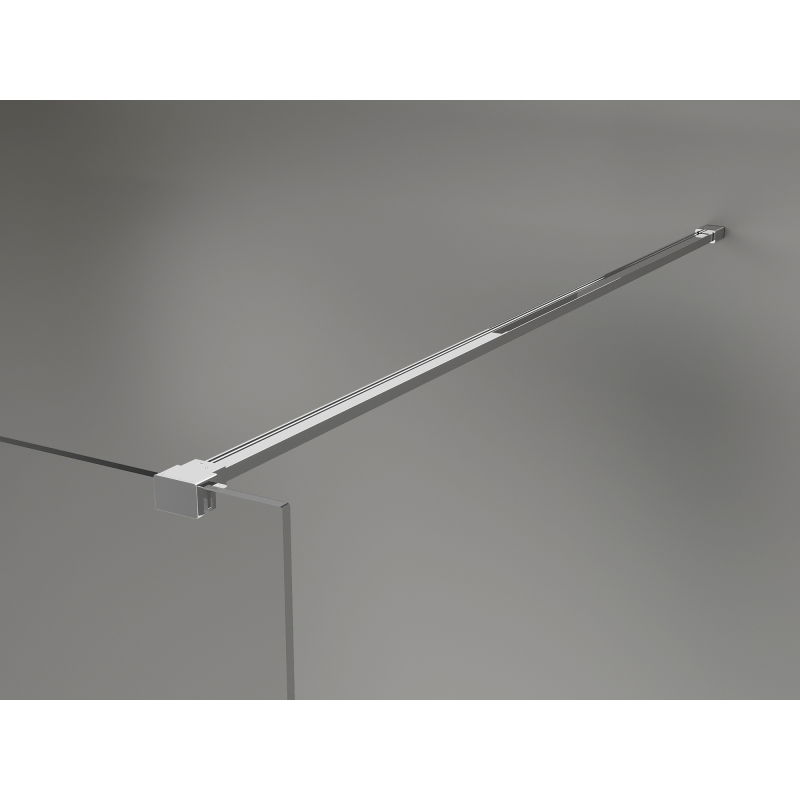 Mexen Kioto-X perete de duș Walk-in 120 x 200 cm, grafit 10 mm, crom - 800-120-101-01-40-X