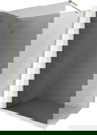Mexen Kioto-X panou de duș Walk-in 60 x 200 cm, grafit 10 mm, auriu - 800-060-101-50-40-X