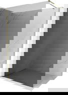 Mexen Kioto-X perete de duș Walk-in 100 x 200 cm, grafit 10 mm, auriu - 800-100-101-50-40-X