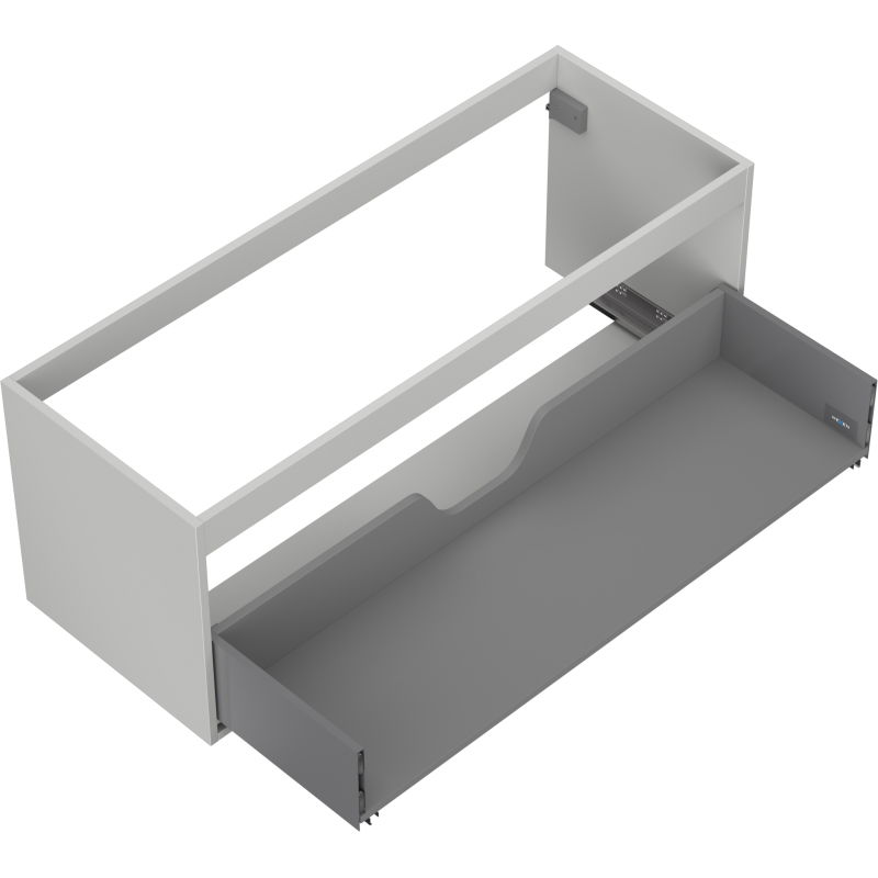 Mexen Box-A corp dulap sub chiuvetă 120 cm, 1 sertar, gri mat - 91AX0-1200-470-1-62
