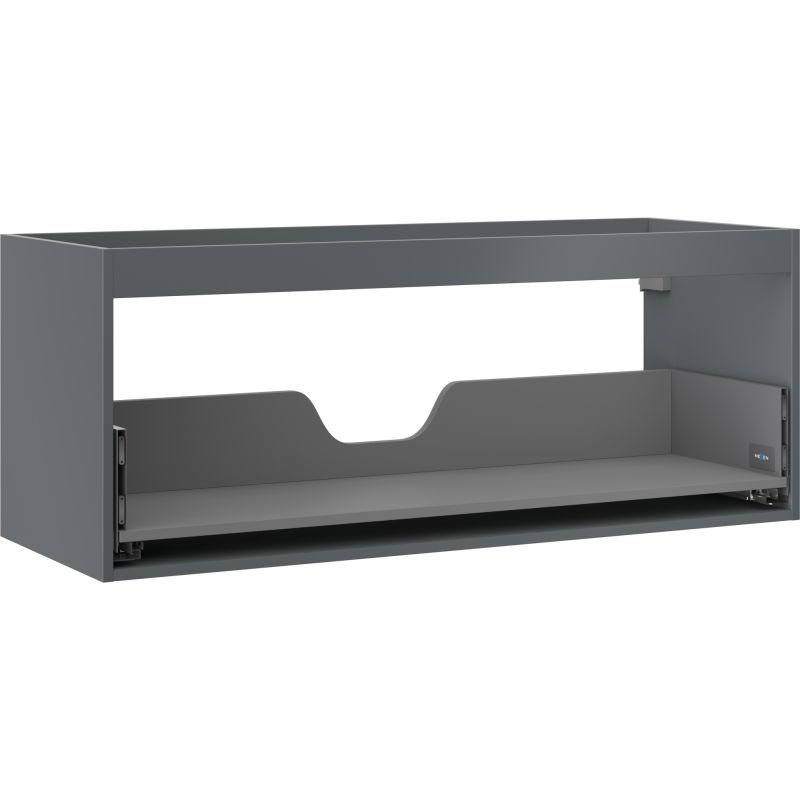 Mexen Box-A corp dulap lavoar 120 cm, 1 sertar, grafit mat - 91AX0-1200-470-1-66