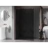 Mexen Kioto-X Walk-in zuhanyfal 60 x 200 cm, grafit 10 mm, kefe réz - 800-060-101-65-40-X