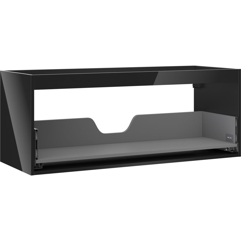 Mexen Box-A corp dulap sub chiuvetă 120 cm, 1 sertar, negru lucios - 91AX0-1200-470-1-70