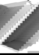 Mexen Kioto-X panou de duș Walk-in 60 x 200 cm, grafit 10 mm, gri armă periat - 800-060-101-66-40-X