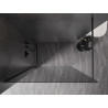 Mexen Kioto-X perete de duș Walk-in 60 x 200 cm, grafit 10 mm, gri armă periat - 800-060-101-66-40-X