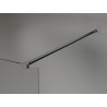 Mexen Kioto-X perete de duș Walk-in 60 x 200 cm, grafit 10 mm, gri armă periat - 800-060-101-66-40-X