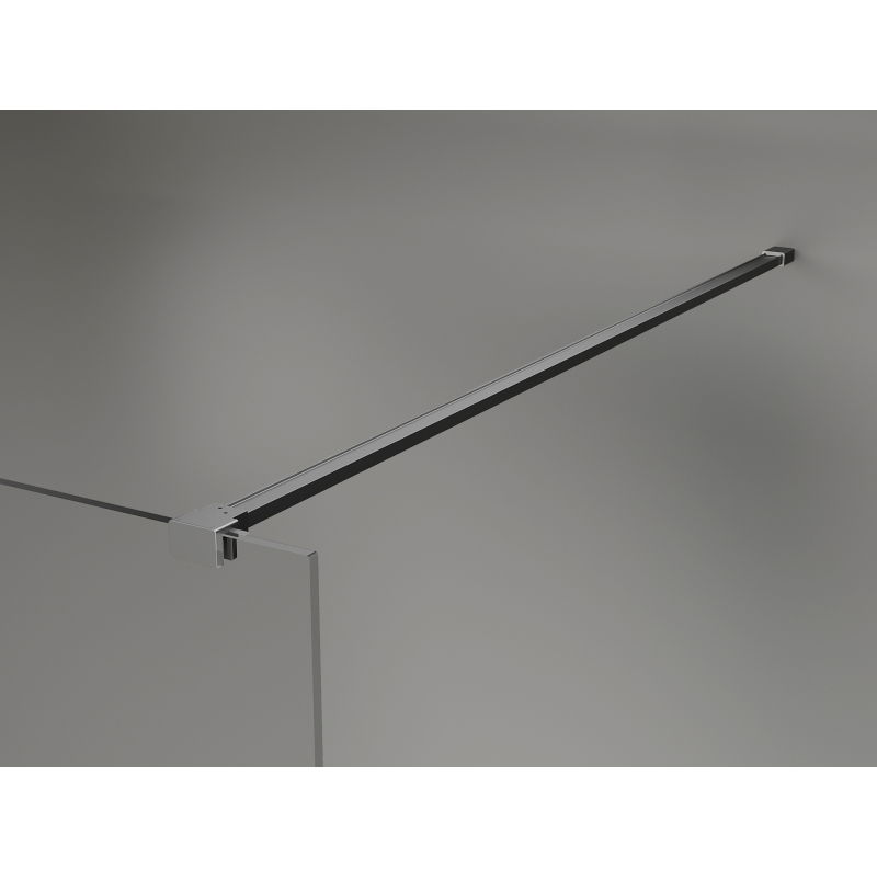 Mexen Kioto-X perete de duș Walk-in 110 x 200 cm, grafic 10 mm, gun metal - 800-110-101-95-40-X