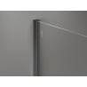 Mexen Kioto-X Walk-in zuhanyfal 150 x 200 cm, grafit 10 mm, gun metal - 800-150-101-95-40-X