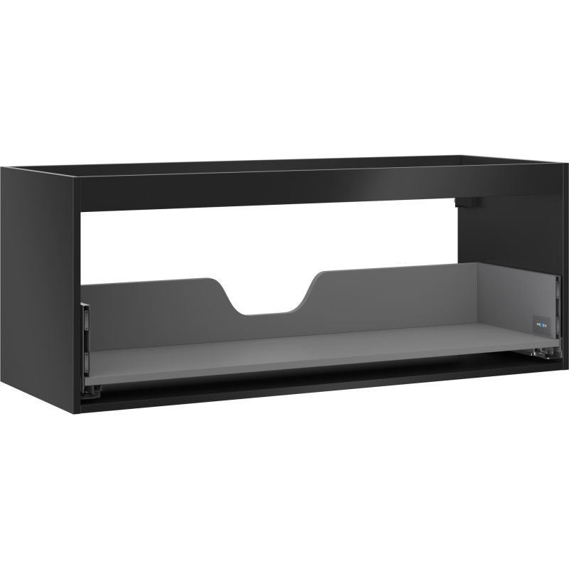 Mexen Box-A carcasa dulapului pentru chiuvetă 120 cm, 1 sertar, negru mat - 91AX0-1200-470-1-71