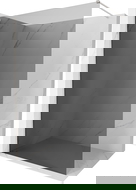 Mexen Kioto-X Walk-in zuhanyfal 50 x 200 cm, grafit 10 mm, selyemfényű nikkel - 800-050-101-97-40-X