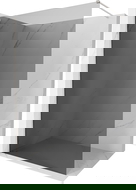 Mexen Kioto-X Walk-in zuhanyfal 160 x 200 cm, grafit 10 mm, csiszolt nikkel - 800-160-101-97-40-X