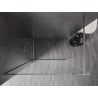 Mexen Kioto-XF zuhanyfal Walk-in kerettel 80 x 202 cm, átlátszó 10 mm, króm - 800-080-104-01-00-X