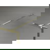 Mexen Kioto-XF perete de duș Walk-in cu cadru 60 x 202 cm, transparent 10 mm, auriu - 800-060-104-50-00-X