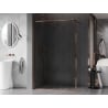 Mexen Kioto-XF perete de duș Walk-in cu ramă 120 x 202 cm, transparent 10 mm, aur roz - 800-120-104-60-00-X