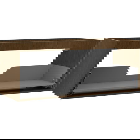 Mexen Box-A mosdószekrény 120 cm-es korpus, 1 fiók, dió - 91AX0-1200-470-1-86