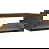Mexen Box-A corp dulap sub chiuvetă 120 cm, 1 sertar, nuc - 91AX0-1200-470-1-86
