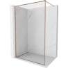 Mexen Kioto-XF panou de duș Walk-in cu ramă 120 x 202 cm, transparent 10 mm, cupru periat - 800-120-104-65-00-X