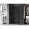 Mexen Kioto-XF perete de duș Walk-in cu cadru 100 x 202 cm, transparent 10 mm, gri armă periat - 800-100-104-66-00-X