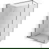 Mexen Kioto-XF perete de duș Walk-in cu cadru 160 x 202 cm, transparent 10 mm, gri armă periat - 800-160-104-66-00-X