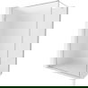Mexen Kioto-XF perete de duș walk-in cu cadru 90 x 202 cm, sticlă mată 10 mm, crom - 800-090-104-01-30-X