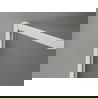 Mexen Kioto-XF Walk-in zuhanyfal kerettel 60 x 202 cm, 10 mm matt, fehér - 800-060-104-20-30-X