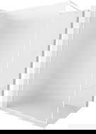 Mexen Kioto-XF Walk-in zuhanyfal kerettel 80 x 202 cm, homokfúvott 10 mm, fehér - 800-080-104-20-30-X