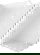 Mexen Kioto-XF Walk-in zuhanyfal kerettel, 140 x 202 cm, matt üveg, fehér - 800-140-104-20-30-X