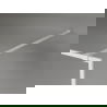 Mexen Kioto-XF perete de duș Walk-in cu cadru 140 x 202 cm, înghețat 10 mm, alb - 800-140-104-20-30-X