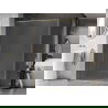Mexen Kioto-XF perete de duș Walk-in cu cadru 120 x 202 cm, înghețat 10 mm, auriu periat - 800-120-104-55-30-X