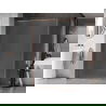 Mexen Kioto-XF perete de duș Walk-in cu cadru 140 x 202 cm, înghețat 10 mm, cupru periat - 800-140-104-65-30-X