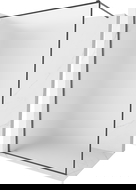 Mexen Kioto-XF Walk-in zuhanyfal kerettel 70 x 202 cm, 10 mm-es fagyott üveg, szálcsiszolt gun gray - 800-070-104-66-30-X