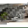 Mexen Omega cabină de duș extensibilă 130 x 70 cm, Grafit, Crom + cadă de duș Flat, Albă - 825-130-070-01-40-4010