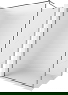 Mexen Kioto-XF walk-in zuhanyfal kerettel, 140 x 202 cm, fagyott, 10 mm, pisztolyfém - 800-140-104-95-30-X