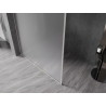 Mexen Kioto-XF Walk-in zuhanyfal kerettel 90 x 202 cm, jégkék 10 mm, kefélt nikkel - 800-090-104-97-30-X