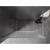 Mexen Kioto-XF perete de duș Walk-in cu cadru 90 x 202 cm, îngheț 10 mm, nichel periat - 800-090-104-97-30-X