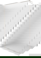 Mexen Kioto-XF zuhanyfal Walk-in kerettel, 120 x 202 cm, homályos 10 mm, szálcsiszolt nikkel - 800-120-104-97-30-X