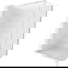 Mexen Kioto-XF perete de duș Walk-in cu cadru 140 x 202 cm, gheață 10 mm, nichel periat - 800-140-104-97-30-X