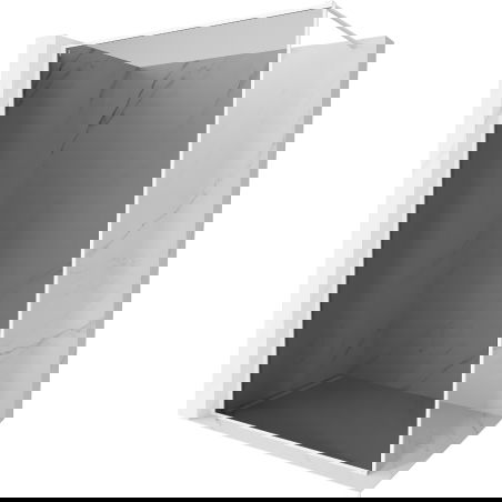 Mexen Kioto-XF perete de duș Walk-in cu ramă 70 x 202 cm, grafit 10 mm, alb - 800-070-104-20-40-X