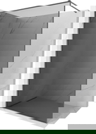 Mexen Kioto-XF perete de duș Walk-in cu ramă 60 x 202 cm, grafit 10 mm, metal pistol - 800-060-104-95-40-X